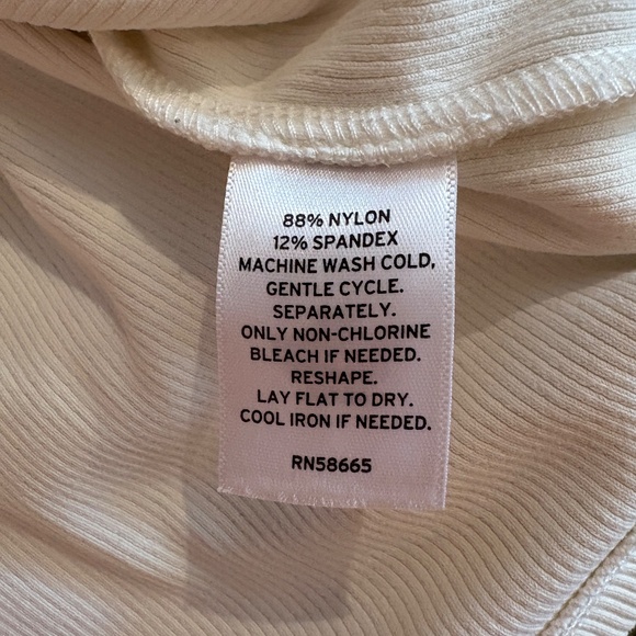 BP. Nordstrom Ribbed Cropped White T-shirt Size XL, Fits Smaller - Picture 4 of 7